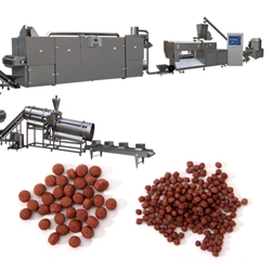 Automatic Floating Fish Feed Aquatic Feed Process Production Line Making Extruder Machine